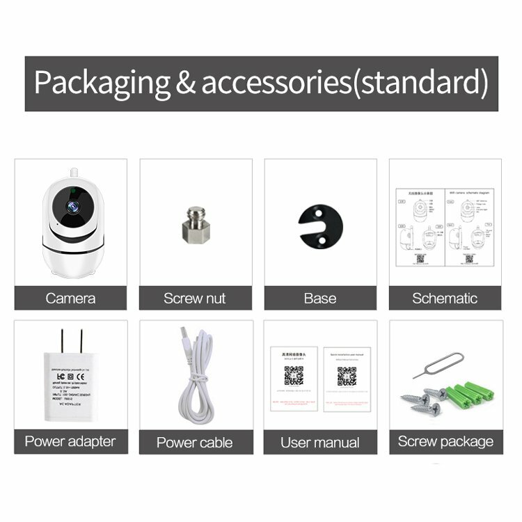 WIFI 720P 2-Way Audio Indoor IR Night Vision Wireless IP Camera Home Security gallery