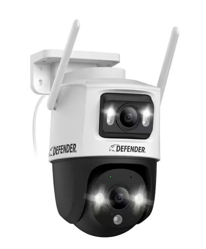 AI Powered GuardPro 3K PLUS Dual Lens PTZ WiFi 6 Plug-in Outdoor Security Camera