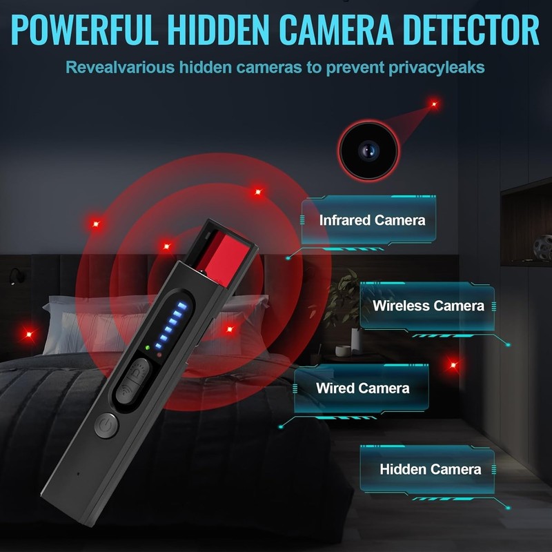 Hidden Camera Detectors, Anti-Spy Camera Finder Detector, Bug Detector, GPS H... gallery