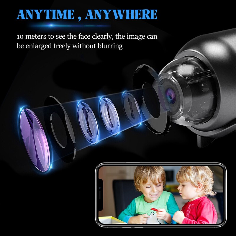 2026 Mini Camara Oculta Espia WiFi 1080P Seguridad Para Casa Con Audio y Video gallery