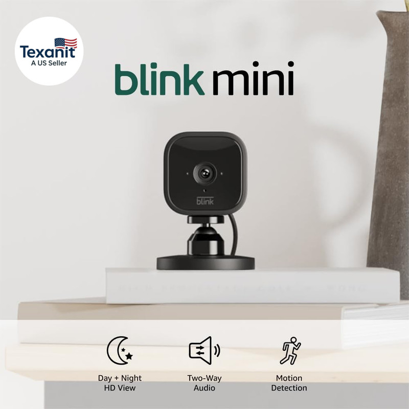 Mini - Compact Indoor Plug-In Smart Security Camera, 1080P HD Video, Night Visio gallery