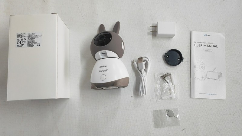 2K Baby Wi-Fi Single Camera with Bluetooth Pairing Type-C Indoor Security Camera gallery