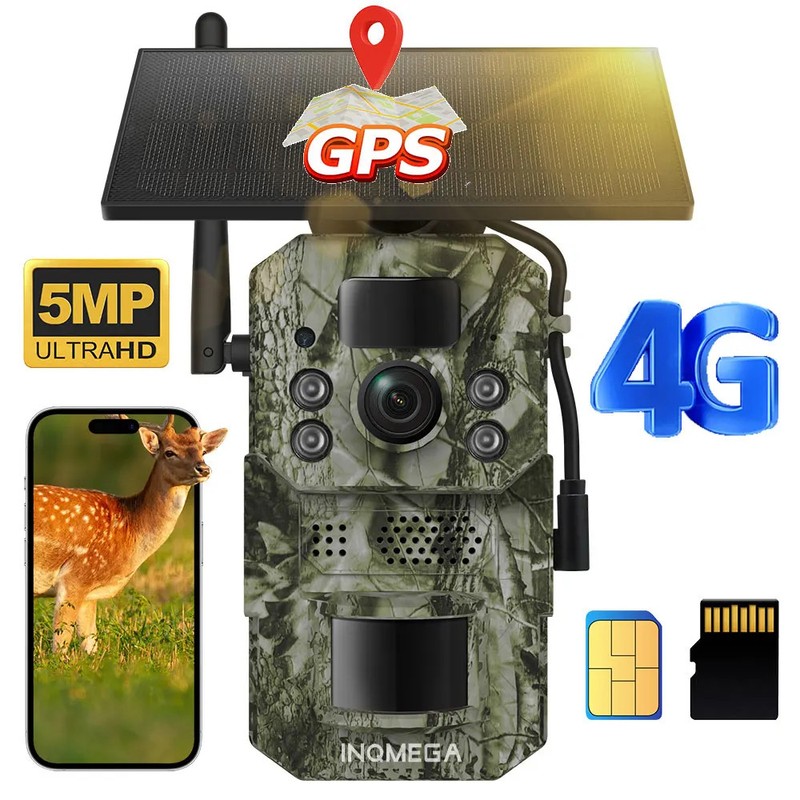 Hunting Trail Camera 5MP Night Vision Wildlife Camera Motion Activated Outdoor