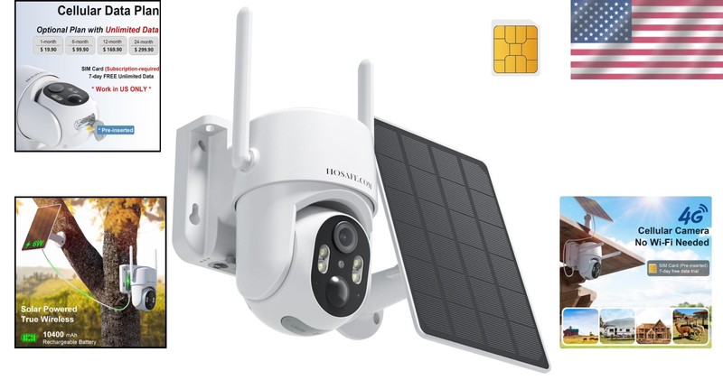 Motion Detection 4G Camera, No WiFi Needed gallery