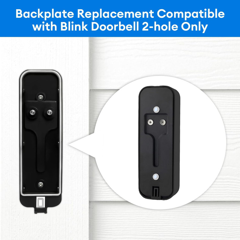 Blink Doorbell Backplate, Blink Doorbell Mount, Upgrade 2 Holes Metal Tab Blink gallery