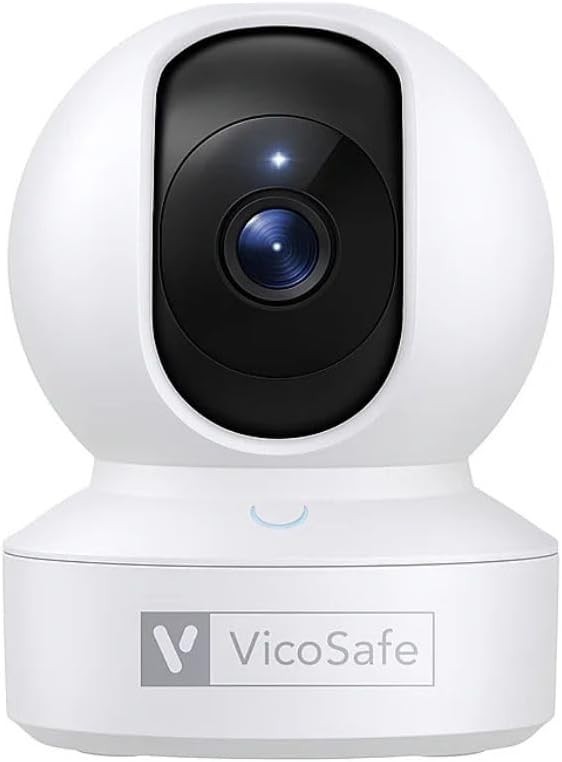 VicoHome CA48 Indoor Security Camera – 3K WiFi Pet & Baby Monitor, 360° Pan/Tilt