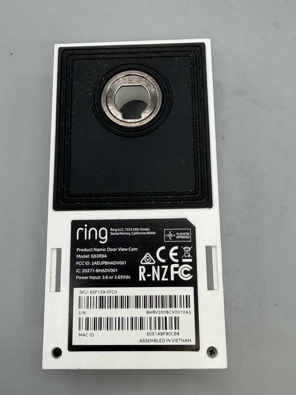 Ring Door View Peephole Camera Doorbell - Incomplete gallery