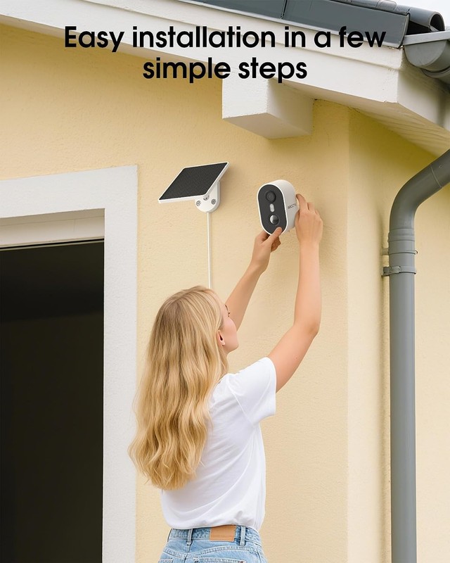 4MP Dual-Band WiFi Outdoor Camera, Solar, Color Night Vision gallery