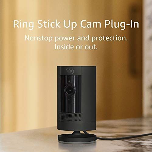 Ring Stick Up Cam Plug-In HD security camera with two-way talk, Works with Alexa gallery