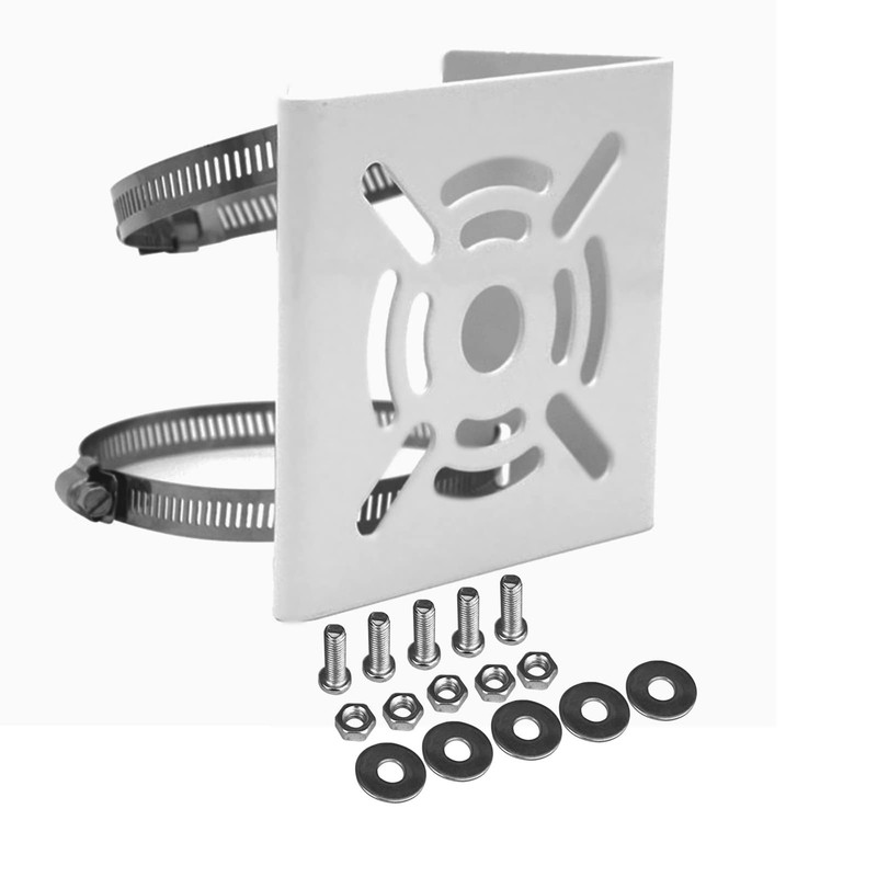 Universal Vertical Pole Mount For Security Camera Solid Metal Bracket Small