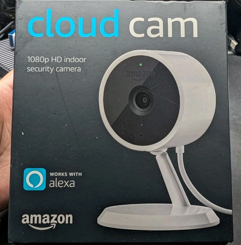 Amazon Cloud Cam Indoor Security Camera, works with Alexa