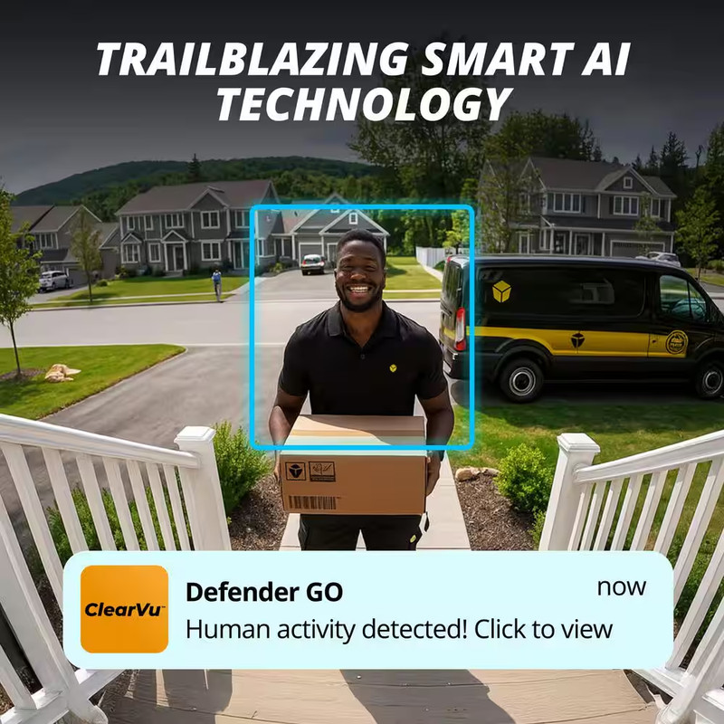 GO 2K AI POWERED Plug-In Power Indoor/Outdoor Home, Business, Baby and Pet Secur gallery