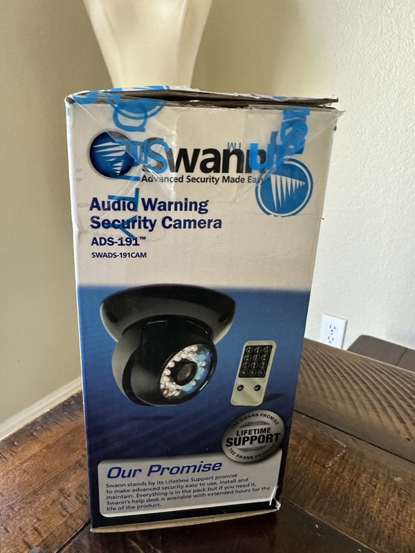 Swann ADS-191 Audio Warning Security Camera SWADS-191CAM New Open Box gallery