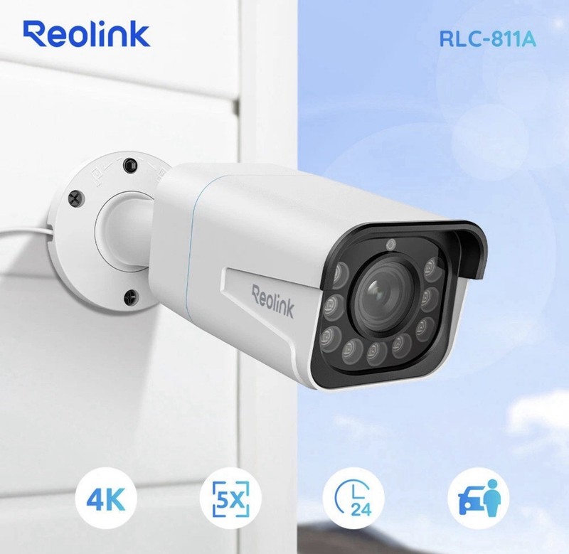 Reolink 811A 4K 8MP POE Security Camera Zoom Detection Two Way Audio Spotlight gallery