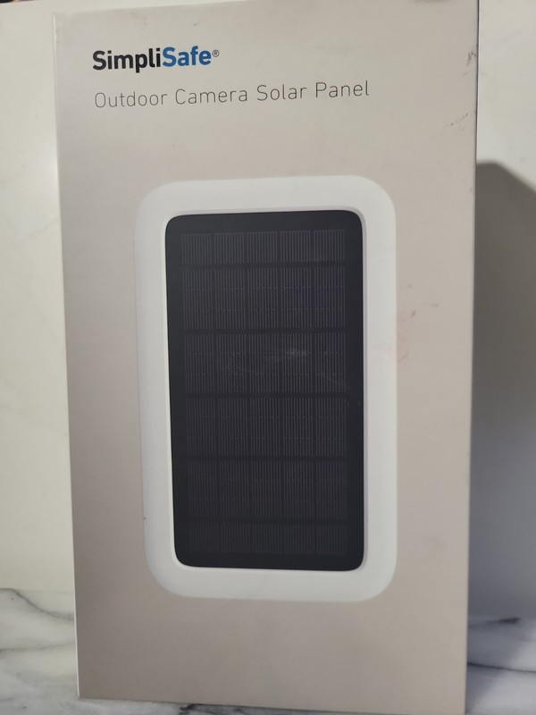 SimpliSafe Outdoor Camera Solar Panel Model CM001 New Open Box