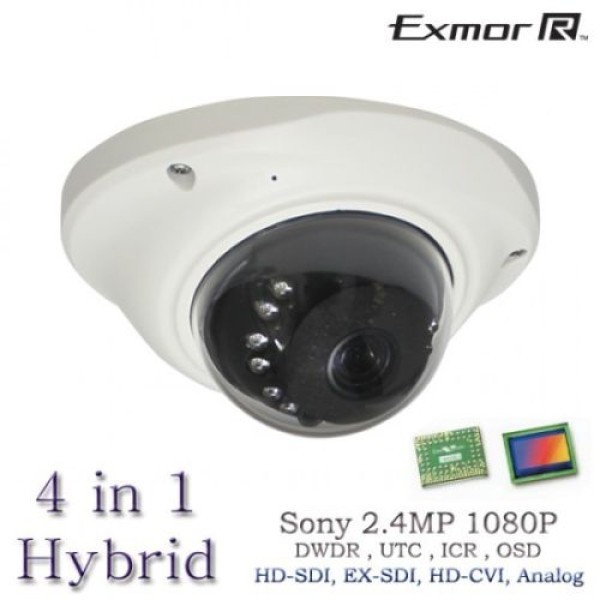 Mini Vandal IR Camera HD SDI, HD EX-SDI, HD CVI OSD DWDR UTC 3.6mm 12V DC