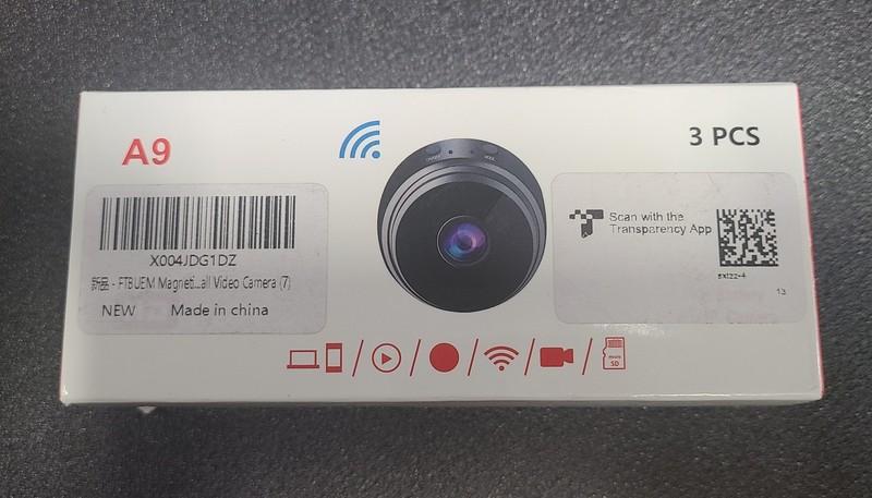 3 pcs. Wireless Magnetic Mini Security Camera . New. 1080p HD .