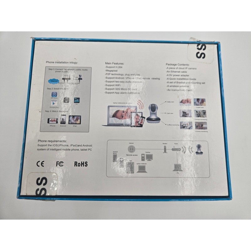 3 Vimtag VT-361 720p HD Wireless IP Security Cameras Pan Tilt gallery