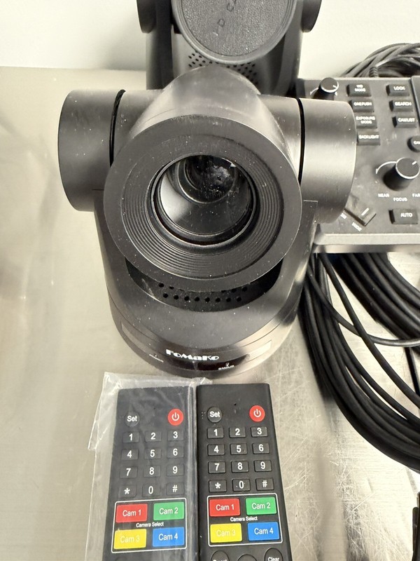 FoMaKo PTZ Streaming 2 Camera System And Controller w/extras NDI/SDI/HDMI/USB gallery