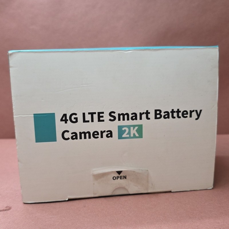 4G LTE Smart Battery Camera 2k New