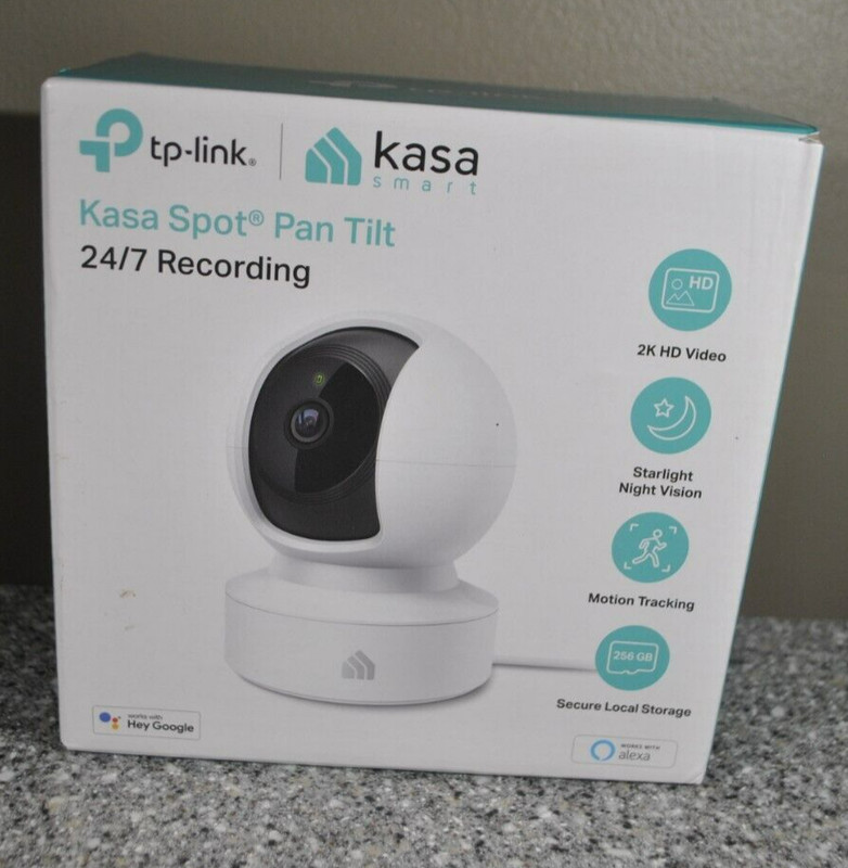 NEW TP-Link KC115 Kasa Spot Pan Tilt Indoor 1080P Wi-Fi Surveillance Camera
