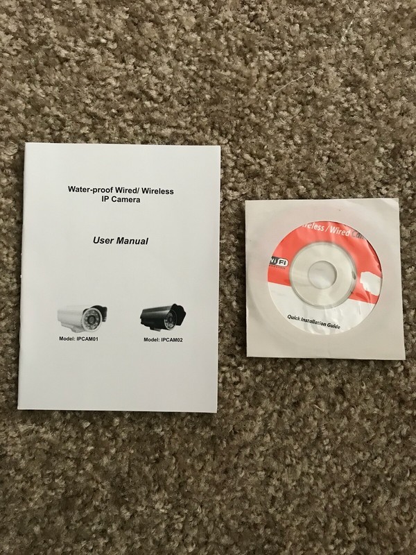 BRAND NEW Wireless Network IP WaterProof Camera 24 IR LEDS 6mm Lens VGA IPCAM01 gallery