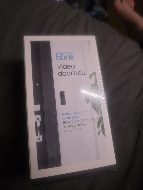 Blink Video Doorbell Wired/Wireless Two way audio HD video & Alexa BRAND NEW gallery
