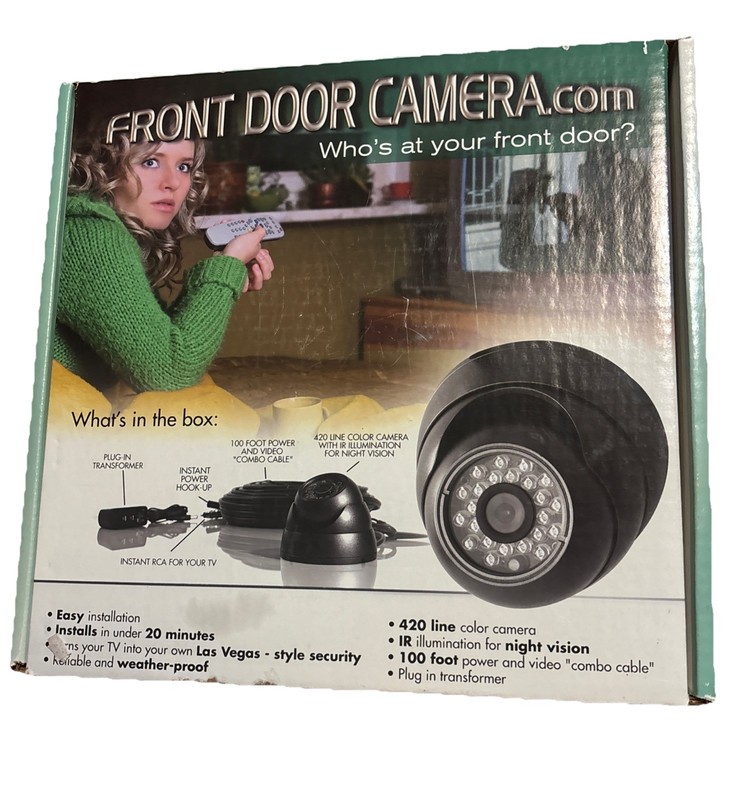 FrontDoorCamera.com Color Security Dome Camera Night Vision 420 Line FDC-1