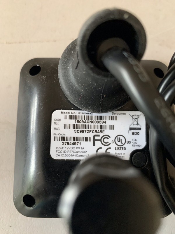 Sercomm iCamera 2 Wireless Security Camera & Ethernet Cable & Power Adapter gallery