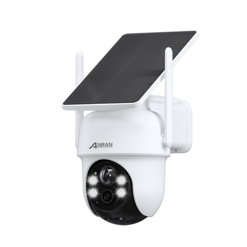 ANRAN Home Security Camera System Solar Battery 360° PTZ Wireless 3MP Outdoor