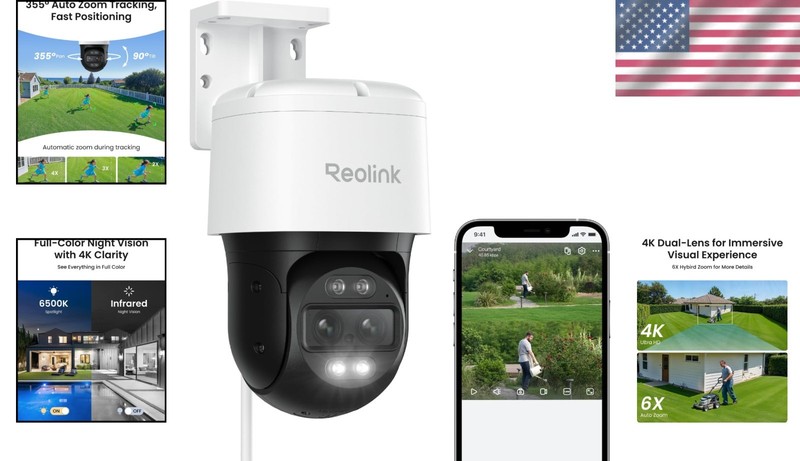 Dual-Lens Smart Detection PoE Camera | 24/7 Recording gallery