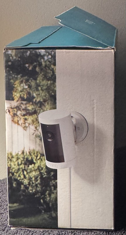 NEW Ring Outdoor Cam Plus Plug-In Security Camera White never used gallery