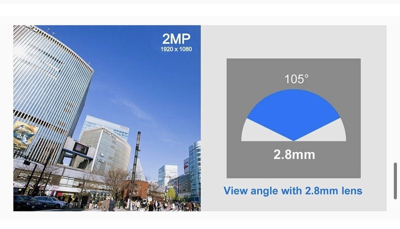 5MP Dome TVI CCTV Security Camera Outdoor led Full Color Night 2.8mm Wide View gallery