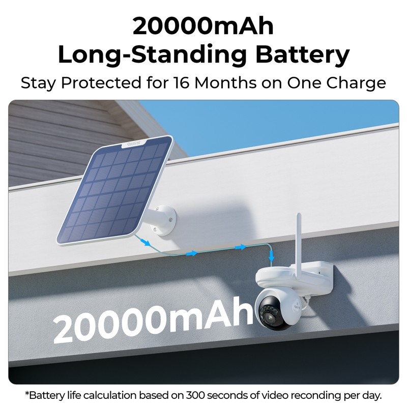 Reolink Altas PT Ultra 4K Battery Security Camera Auto Tracking + 6W Solar Panel gallery