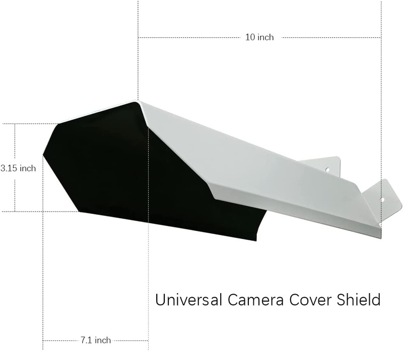 Universal Security Sun Rain Cover Shield for Surveillance Camera - Protective Ro gallery