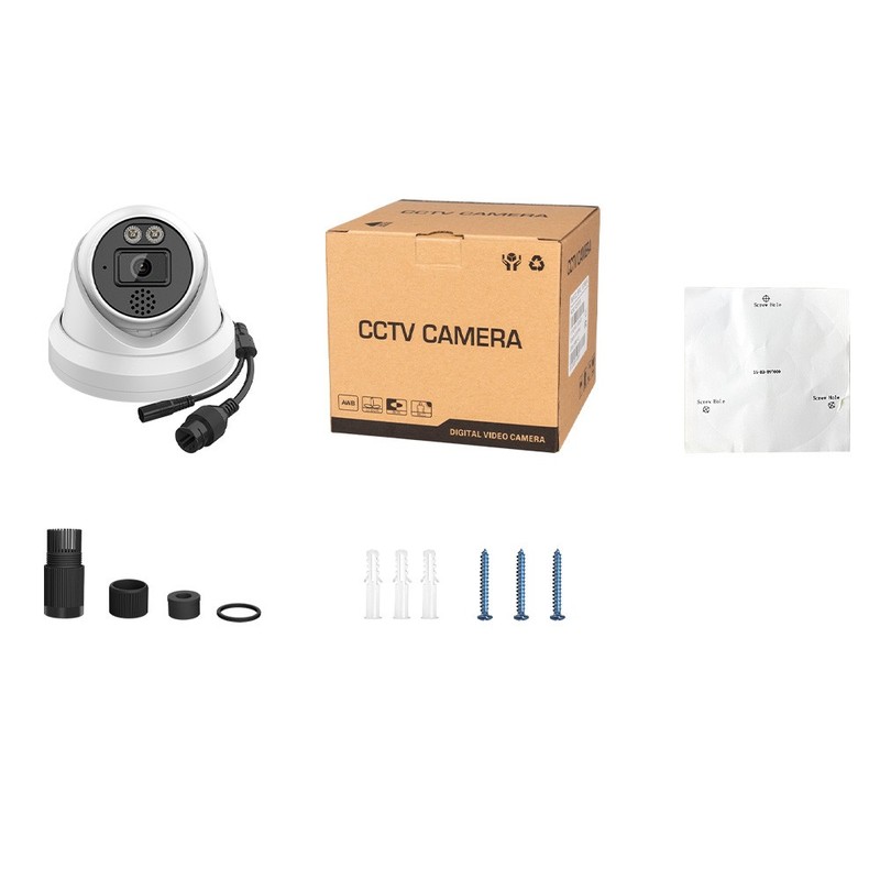 US Vikylin Color 6MP 2-Way Audio Security IP Camera POE Vehicle/Human Detection gallery