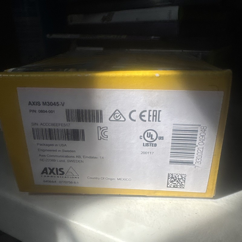 Axis M3045-V Fixed Dome Network Camera gallery