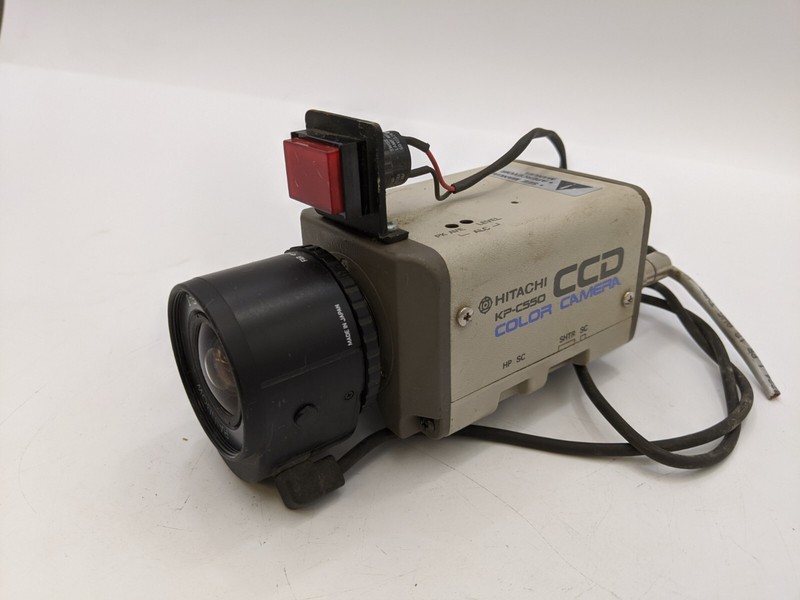 Hitachi KP-C550 CCD Color Camera Base Unit Only Surveillance Security