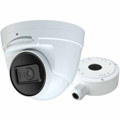 Speco 8MP (4K) H.265 2.8mm 98′ IR IP Turret Camera with Advanced Analytics-#O8T9