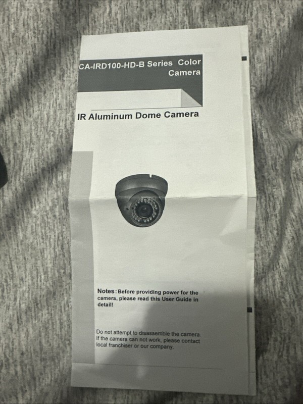 IR Aluminum Dome Security Camera