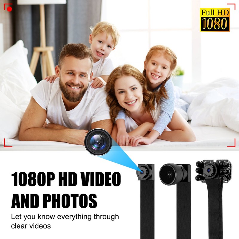 Wireless Mini IP Camera 1080P V380 Pro Remote View Audio Recording Portable Cam gallery