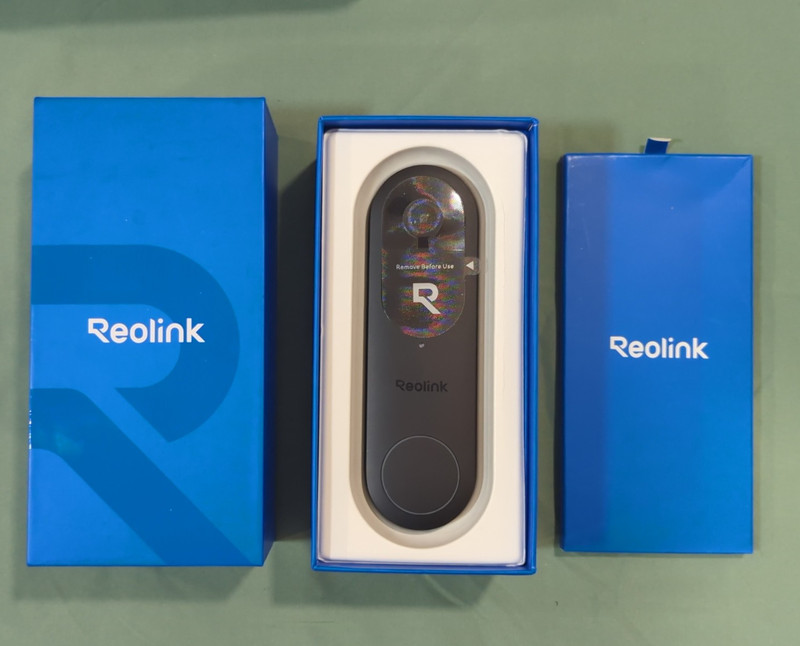REOLINK 2K Battery or Wired Video Doorbell Camera, 150°x150° Head-to-Toe View,