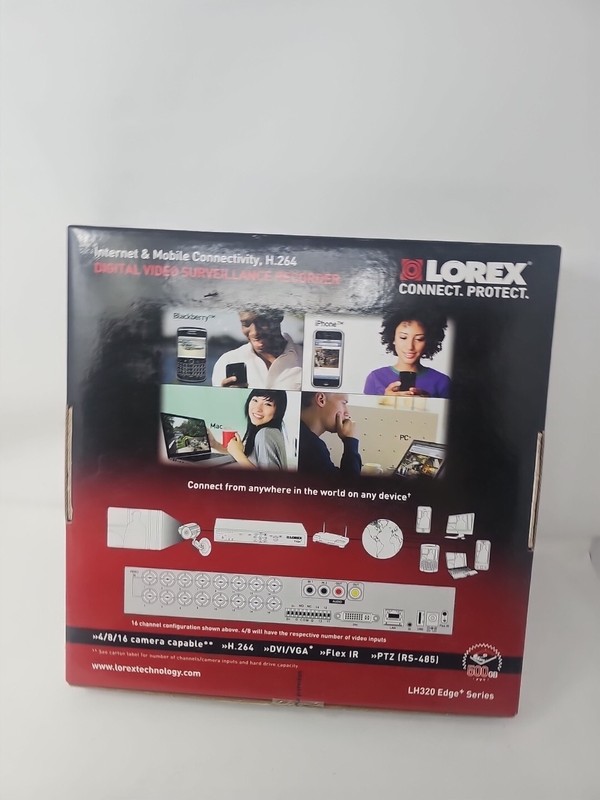 Lorex LH324000 LH324501 4 Ch 500GB HDD Model LH320 Edge Plus Network DVR LH320 gallery