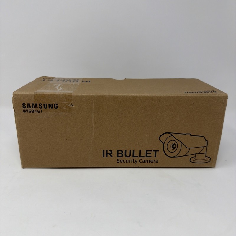 Samsung Wisenet QNO-6030RP Security Network Color Camera 2MP 6mm IR Bullet Cam