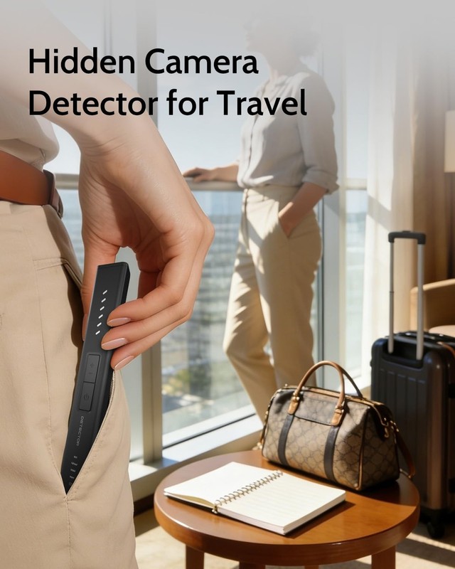 Hidden Camera Detector Anti Spy GPS Tracker Bug Finder P18 Mix Matte Black gallery