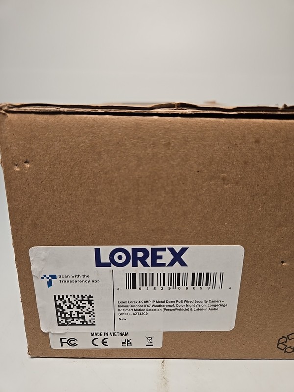 Lorex A14-4K (8MP) IP Wired Turret Security Camera, Listen-In Audio Smart Motion gallery