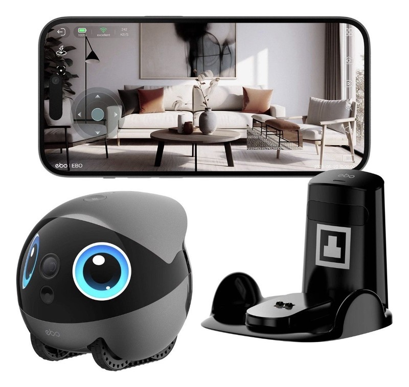 OPEN BOX Enabot EBO Air 2 Plus Companion Robot, AI-Powered Smart Security Camera gallery