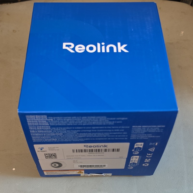 Reolink FE-P PoE Wired IP/Network Fisheye Surveillance Camera, White, 1 Cam gallery