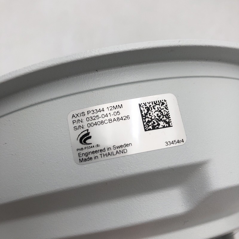 USED Axis Model P3344 12MM Dome Security Camera UNTESTED AS IS READ BB gallery