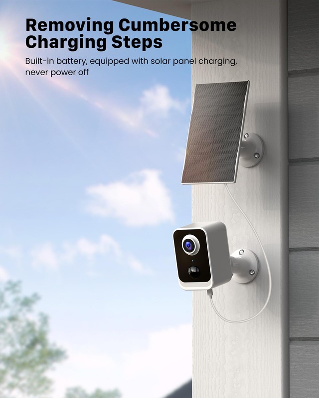 Security Cameras Wireless Outdoor Solar: Battery Power Cameras for Home Secur... gallery